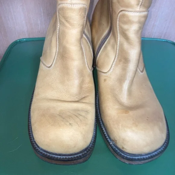 Vintage Leather Durango Platform Boots - Picture 6 of 10